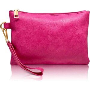 Women Wallet Wristlet Clutch Purses for Women Hot Pink